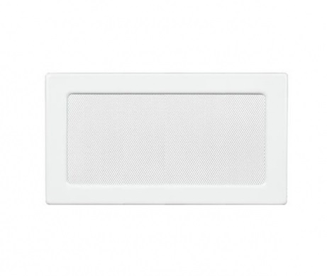Krbová mriežka kov biela 17x30 bez žalúzie 1730/01  11756