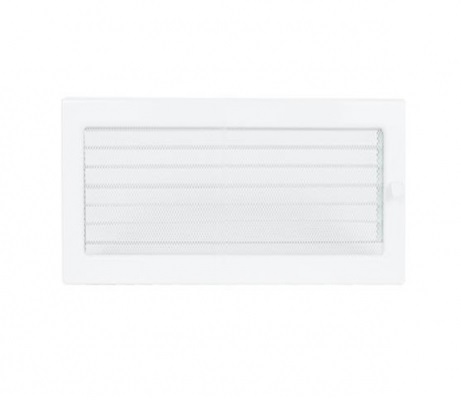 Krbová mriežka kov biela 17x30  so žalúziou 1730/11  11787
