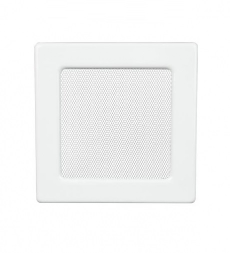 Krbová mriežka kov biela 22x22 bez žalúzie 2222/01