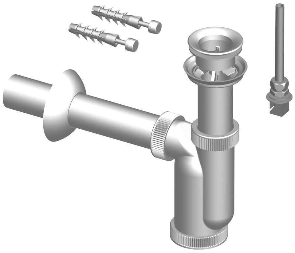 sifón pisoárový súprava KZT 427242