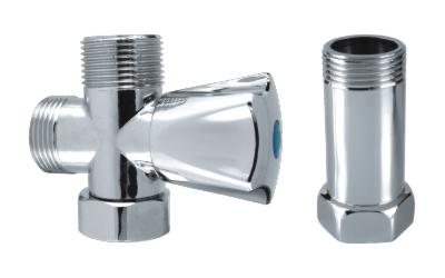 medziventil  SA39B CR pre pračku 3/4"x3/4"x3/4" s prevlečnou maticou a medzikusom