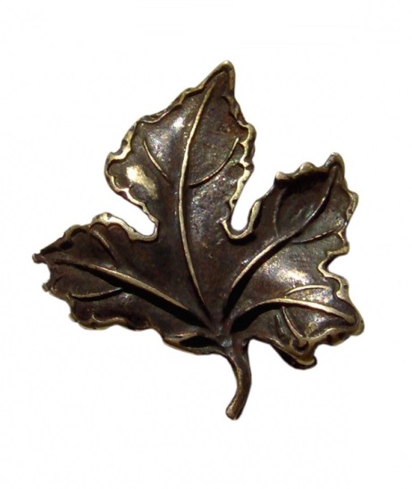 Krbová mriežka kov ozdoba lístok rustik