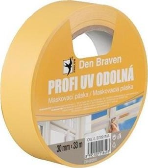 Den Braven páska maliarska papierová  UV odolná pre exterier 30mmx33m B7091MA