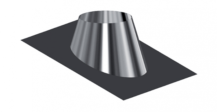 dymovod nerezový prestup strechou 250 35-50,hr.0,6,trojplášť 14090