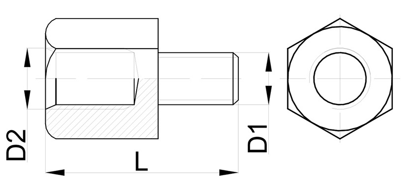 matica redukovaná M12/10 vnut./vonk. Fischer 