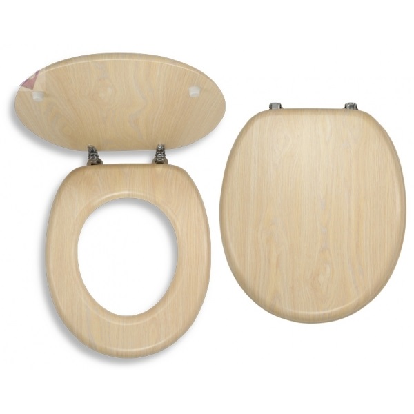 sedadlo Drevo WC/BRIZA breza dyhovaná MDF