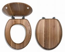 sedadlo Drevo WC/SOFTJASAN spomaľovacie dyhovaná MDF