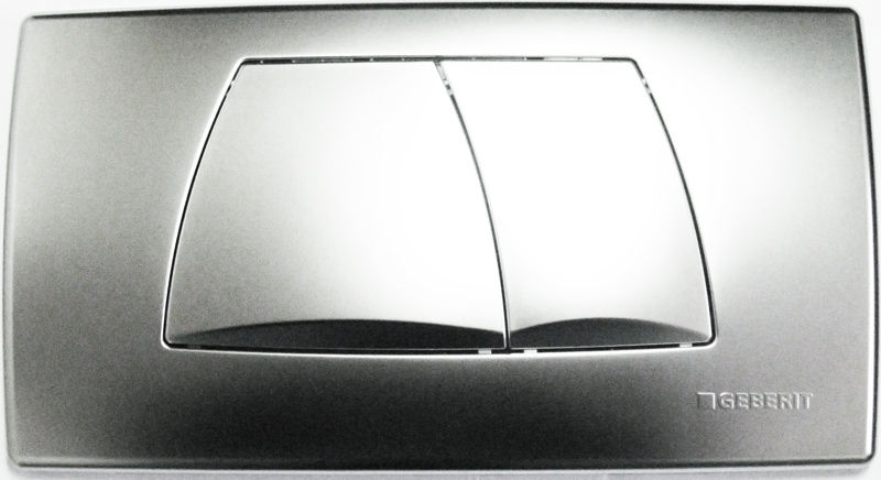 WC Geberit tlačítko Twinline chróm lesk. 115.888.21.1  (115.899.KH.1náhrada)
