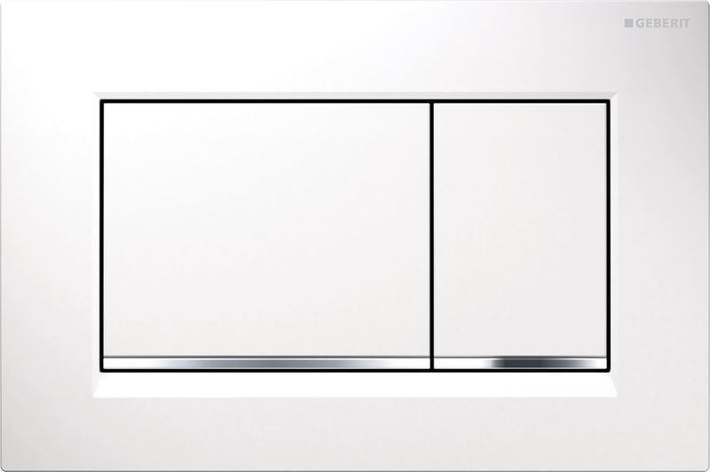 WC Geberit tlačítko SIGMA20 SQUARE 115.883.KJ.1 B/CR/B