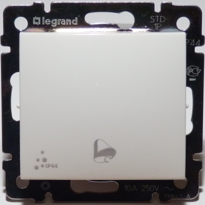 Valena biela Vypínač zvon. IP44 770099